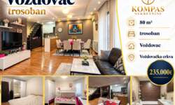 Trosoban stan, Voždovačka crkva · 80m² · 235€ | SveNekretnine