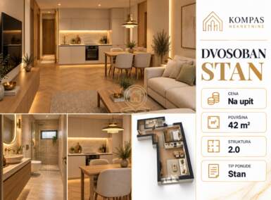 Dvosoban stan, Dušanovac · 42m² · 135.000€ | SveNekretnine