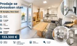 Dvosoban stan, Novi Sad · 43m² · 133.300€ | SveNekretnine