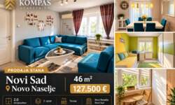 Dvosoban stan, Novi Sad · 46m² · 127.500€ | SveNekretnine