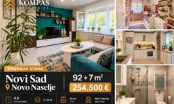 Cetvorosoban stan, Novi Sad · 92m² · 254.500€ | SveNekretnine