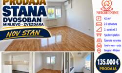 Dvosoban stan, Mirijevo · 42m² · 135.000€ | SveNekretnine