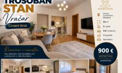 Trosoban stan, Crveni Krst · 53m² · 900€ | SveNekretnine