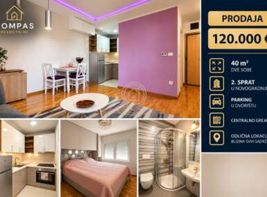 Jednoiposoban stan, Novi Sad · 40m² · 120.000€ | SveNekretnine