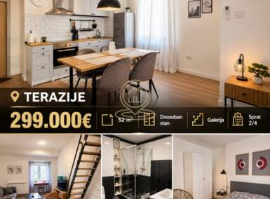Dvosoban stan, Terazije · 52m² · 299.000€ | SveNekretnine