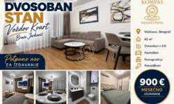 Dvosoban stan, Braće Jerković · 45m² · 900€ | SveNekretnine