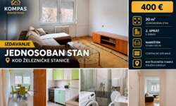 Jednosoban stan, Novi Sad · 30m² · 400€ | SveNekretnine