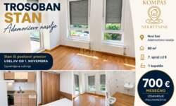 Trosoban stan, Novi Sad · 60m² · 700€ | SveNekretnine