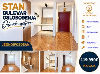 Jednoiposoban stan, Novi Sad · 35m² · 119.990€ | SveNekretnine