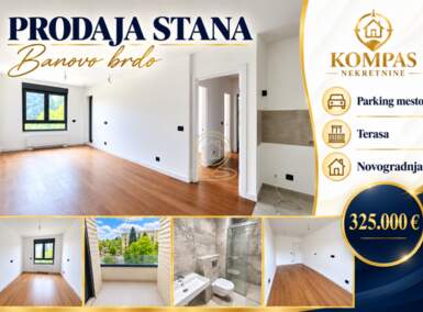 Dvoiposoban stan, Banovo Brdo · 74m² · 325.000€ | SveNekretnine