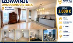 Dvoiposoban stan, Novi Sad · 57m² · 1.000€ | SveNekretnine