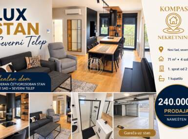 Cetvorosoban stan, Novi Sad · 71m² · 240.000€ | SveNekretnine