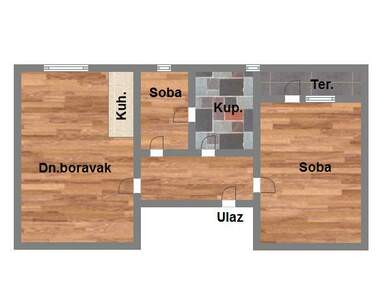 Dvoiposoban stan, Novi Sad, Adice, prodaja, 46m2, 78180e, id911219
