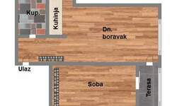 Dvosoban stan, Novi Sad, Adice, prodaja, 45m2, 78790e, id1162847