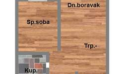 Dvosoban stan, Novi Sad, prodaja, 43m2, 82360e, id1033088