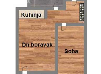 Dvosoban stan, Novi Sad, prodaja, 44m2, 84630e, id1145058