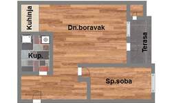 Jednoiposoban stan, Novi Sad, prodaja, 33m2, 69700e, id1047466
