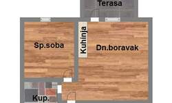 Jednoiposoban stan, Novi Sad, prodaja, 36m2, 58850e, id922445