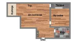 Jednoiposoban stan, Novi Sad, Bulevar, prodaja, 38m2, 128590e, id998433