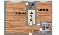 Stan, Novi Sad, Bulevar Evrope, prodaja, 41m2, 108600e, id1120502
