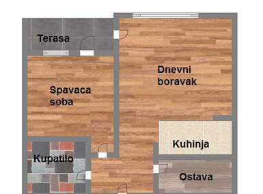 Dvosoban stan, Novi Sad, Bulevar Evrope, prodaja, 46m2, 119500e, id916245
