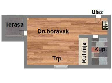 Jednosoban stan, Novi Sad, Bulevar Evrope, prodaja, 31m2, 90670e, id1058063