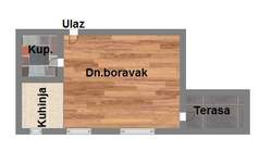 Jednosoban stan, Novi Sad, Bulevar Evrope, prodaja, 31m2, 88830e, id1062802