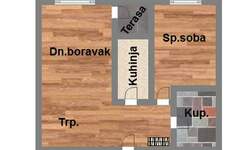 Dvosoban stan, Novi Sad, prodaja, 41m2, 116980e, id1055144