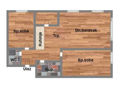 Trosoban stan, Novi Sad, Bulevar patrijaha Pavla, prodaja, 83m2, 214680e, id989846