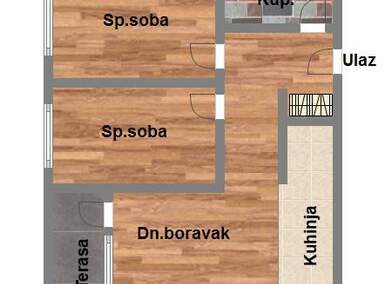 Trosoban stan, Novi Sad, prodaja, 47m2, 120820e, id985801