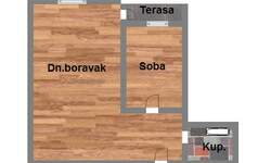 Dvosoban stan, Novi Sad, prodaja, 45m2, 105520e, id998498