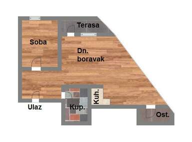Dvosoban stan, Novi Sad, prodaja, 46m2, 108920e, id999713