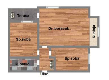 Trosoban stan, Novi Sad, prodaja, 56m2, 121070e, id1080242