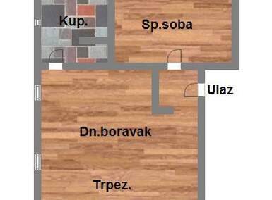 Jednoiposoban stan, Novi Sad, centar, prodaja, 31m2, 100420e, id1083090