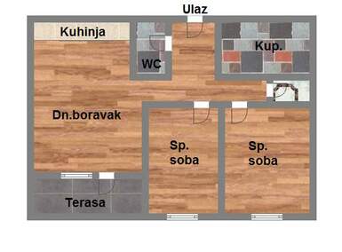 Trosoban stan, Novi Sad, prodaja, 66m2, 95050e, id976126