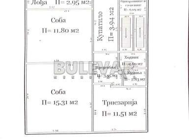 Dvoiposoban stan, Leskovac, Dubočica, prodaja, 61m2, 36000e, id1026018