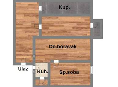 Dvoiposoban stan, Novi Sad, Gradic, prodaja, 60m2, 180250e, id929921