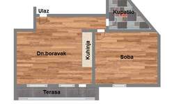 Jednoiposoban stan, Novi Sad, Grbavica, prodaja, 39m2, 119980e, id933671