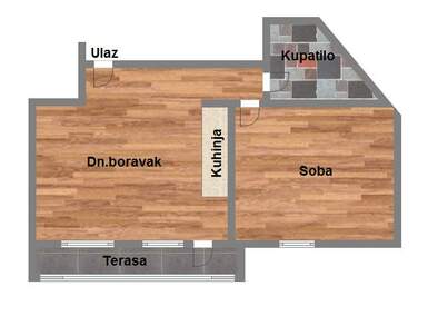 Jednoiposoban stan, Novi Sad, Grbavica, prodaja, 39m2, 116020e, id939084