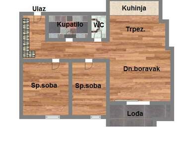Trosoban stan, Novi Sad, Grbavica, prodaja, 76m2, 233700e, id991311
