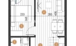 Dvosoban stan, Beograd, Jajinci, prodaja, 36m2, 58600e, id933800