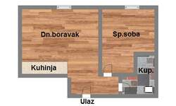 Jednoiposoban stan, Novi Sad, Klisa, prodaja, 30m2, 47900e, id1011178