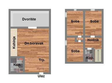 Troiposoban stan, Novi Sad, prodaja, 80m2, 127720e, id983531