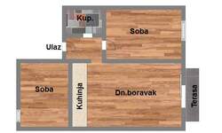 Dvoiposoban stan, Novi Sad, prodaja, 50m2, 84210e, id1070102