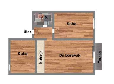 Dvoiposoban stan, Novi Sad, prodaja, 50m2, 84210e, id1070102
