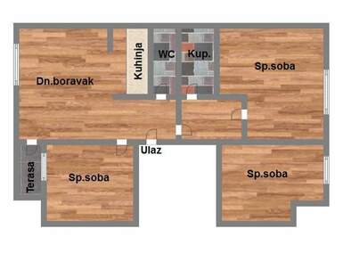 Cetvorosoban stan, Sremska Kamenica, Mišeluk, prodaja, 71m2, 131630e, id1149208