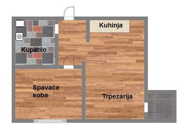 Dvoiposoban stan, Novi Sad, Nova Detelinara, prodaja, 63m2, 149270e, id956549