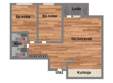 Dvoiposoban stan, Novi Sad, prodaja, 54m2, 154498e, id928842