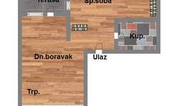 Dvosoban stan, Novi Sad, Novi Majur, prodaja, 50m2, 107459e, id918838