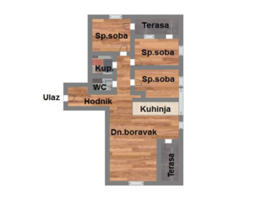 Cetvorosoban stan, Novi Sad, prodaja, 92m2, 193000e, id1065643